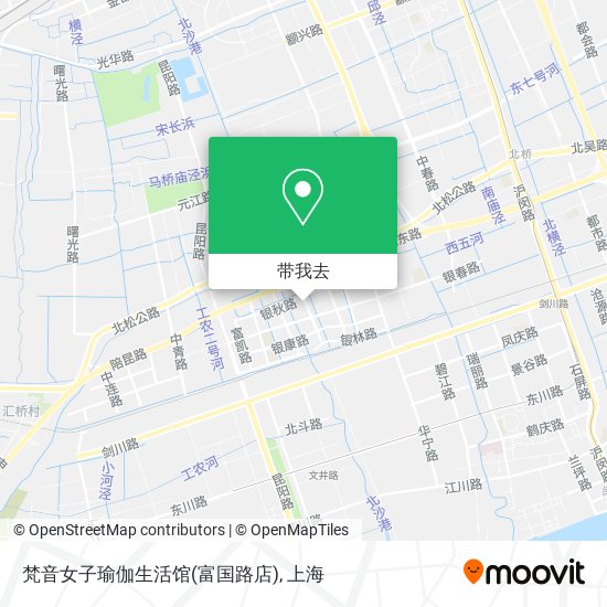 梵音女子瑜伽生活馆(富国路店)地图