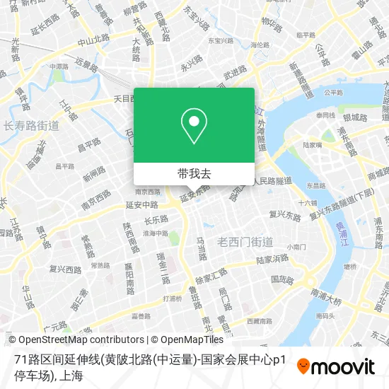 71路区间延伸线(黄陂北路(中运量)-国家会展中心p1停车场)地图