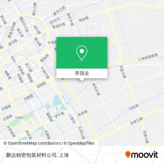 鹏达精密包装材料公司地图