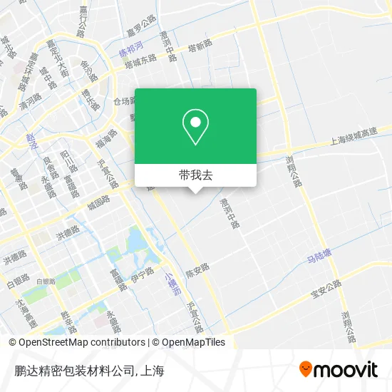 鹏达精密包装材料公司地图