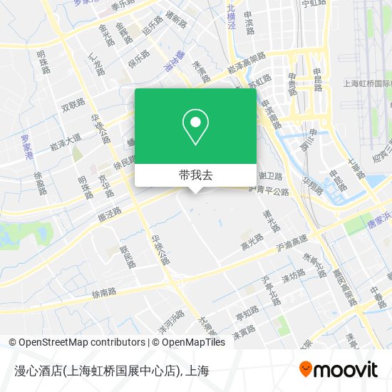 漫心酒店(上海虹桥国展中心店)地图