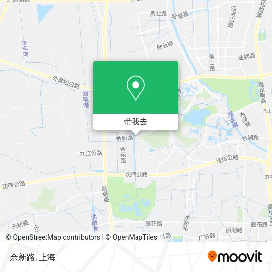 佘新路地图