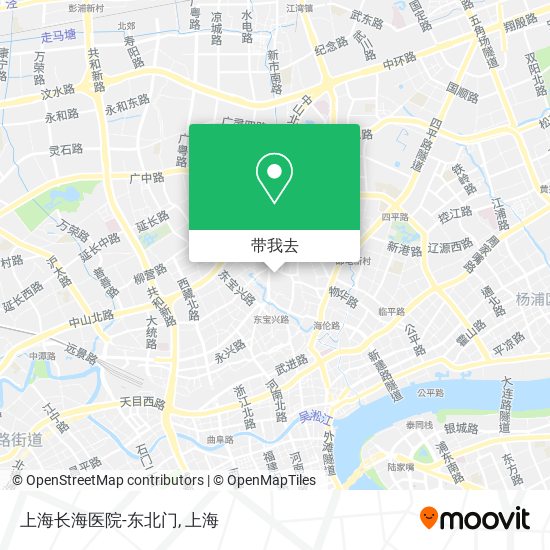 上海长海医院-东北门地图