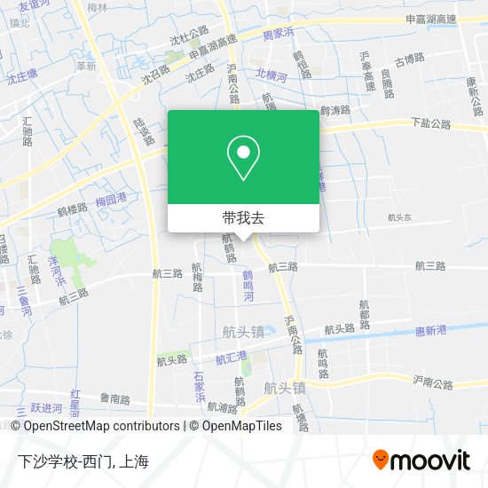 下沙学校-西门地图
