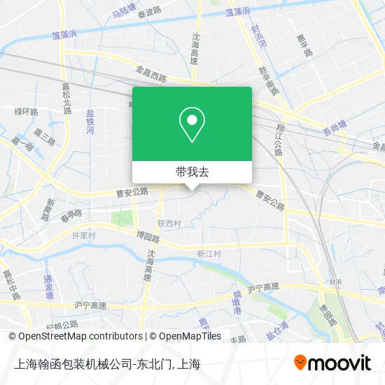 上海翰函包装机械公司-东北门地图