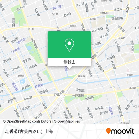 老香港(古美西路店)地图
