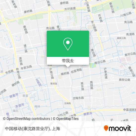 中国移动(康沈路营业厅)地图