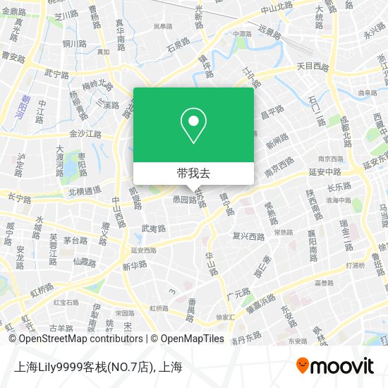 上海Lily9999客栈(NO.7店)地图