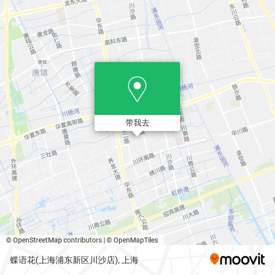 蝶语花(上海浦东新区川沙店)地图