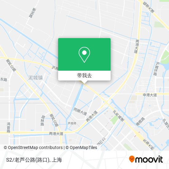 S2/老芦公路(路口)地图