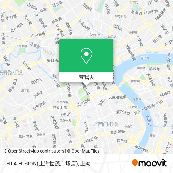 FILA FUSION(上海世茂广场店)地图