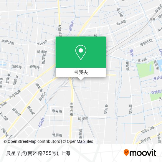 晨星早点(南环路755号)地图