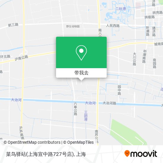 菜鸟驿站(上海宣中路727号店)地图