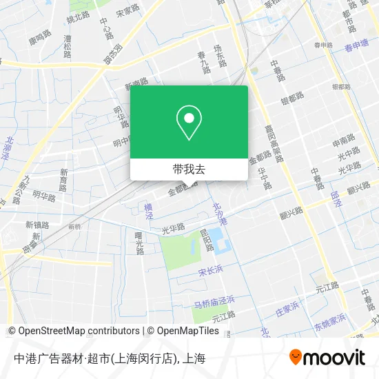 中港广告器材·超市(上海闵行店)地图