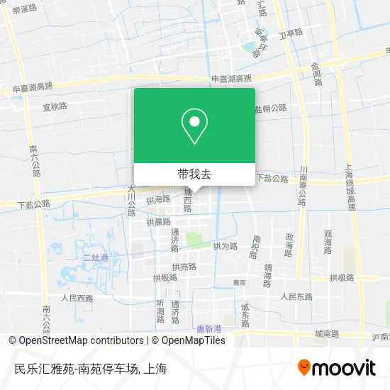 民乐汇雅苑-南苑停车场地图