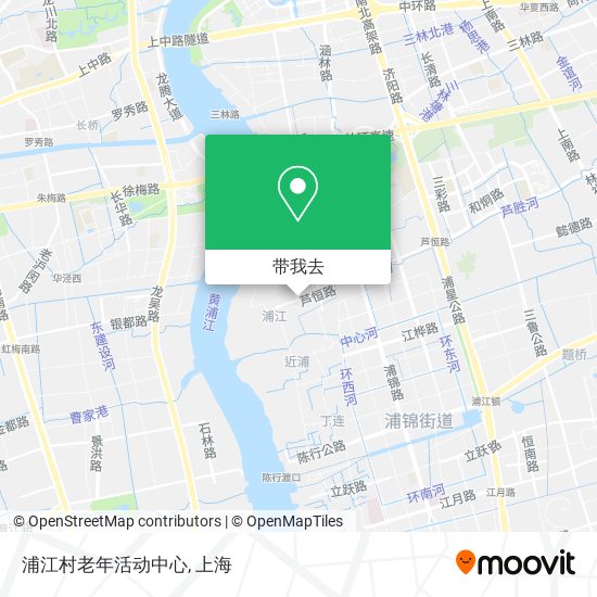 浦江村老年活动中心地图