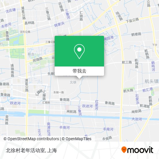 北徐村老年活动室地图