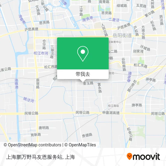 上海鹏万野马友恩服务站地图