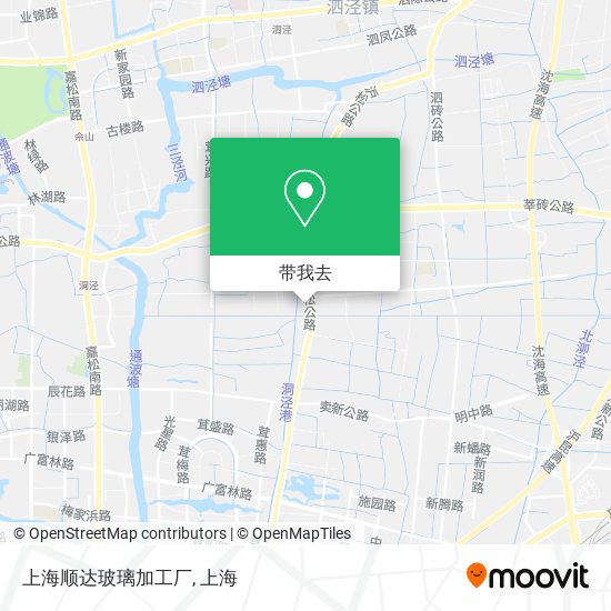 上海顺达玻璃加工厂地图