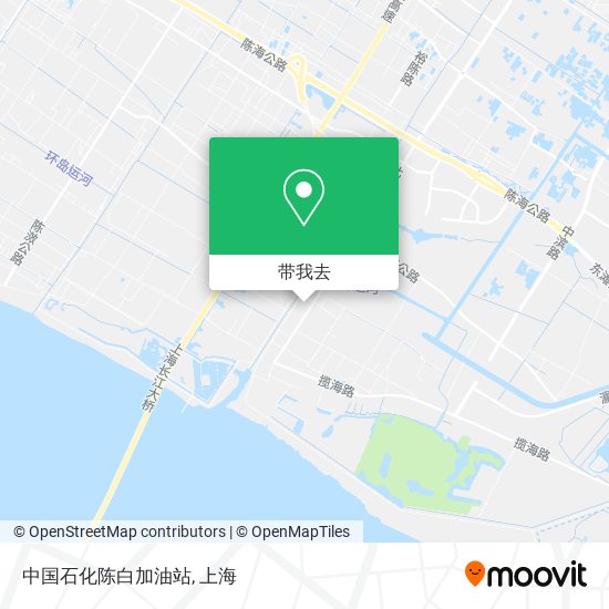 中国石化陈白加油站地图