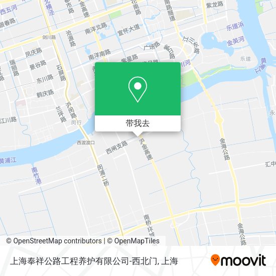 上海奉祥公路工程养护有限公司-西北门地图