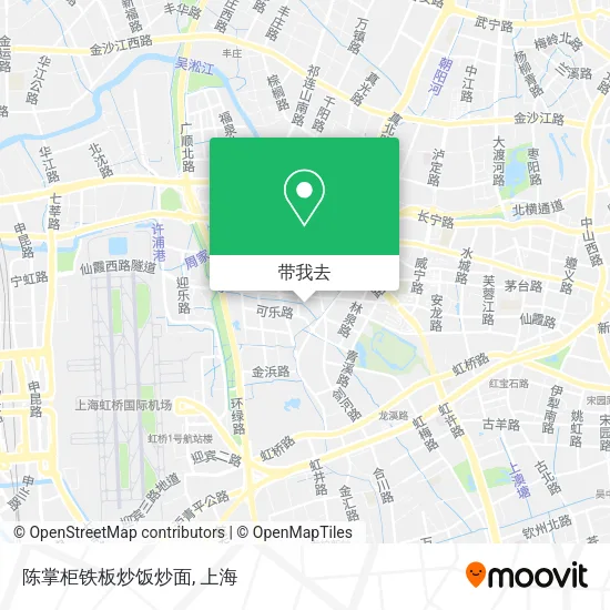 陈掌柜铁板炒饭炒面地图