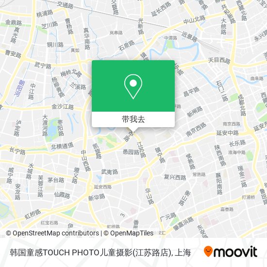 韩国童感TOUCH PHOTO儿童摄影(江苏路店)地图