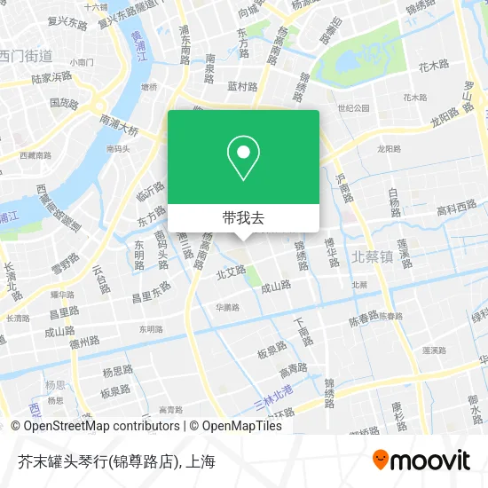 芥末罐头琴行(锦尊路店)地图