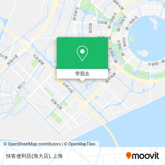 快客便利店(海大店)地图
