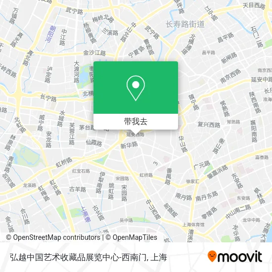 弘越中国艺术收藏品展览中心-西南门地图
