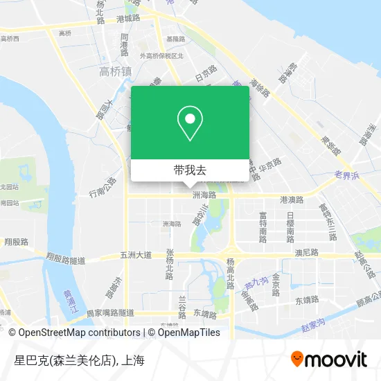 星巴克(森兰美伦店)地图