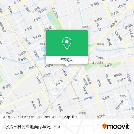 水清三村公寓地面停车场地图