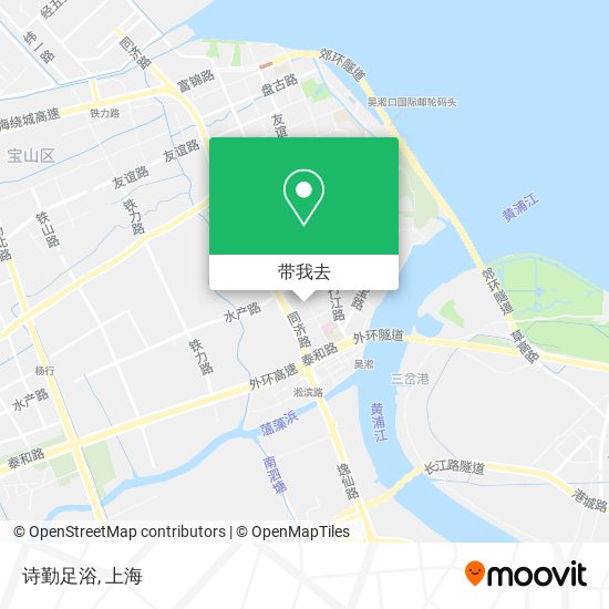 诗勤足浴地图