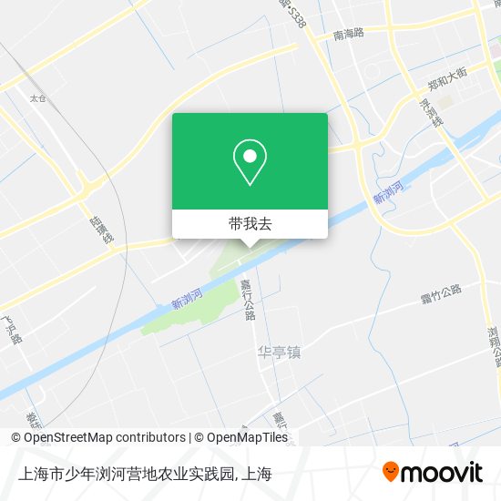 上海市少年浏河营地农业实践园地图