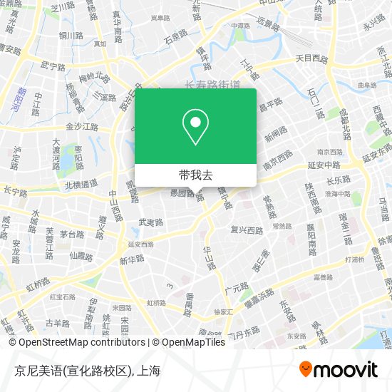 京尼美语(宣化路校区)地图