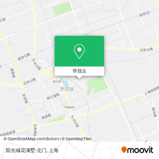 阳光城花满墅-北门地图