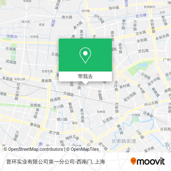 普环实业有限公司第一分公司-西南门地图