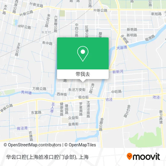 华齿口腔(上海皓准口腔门诊部)地图