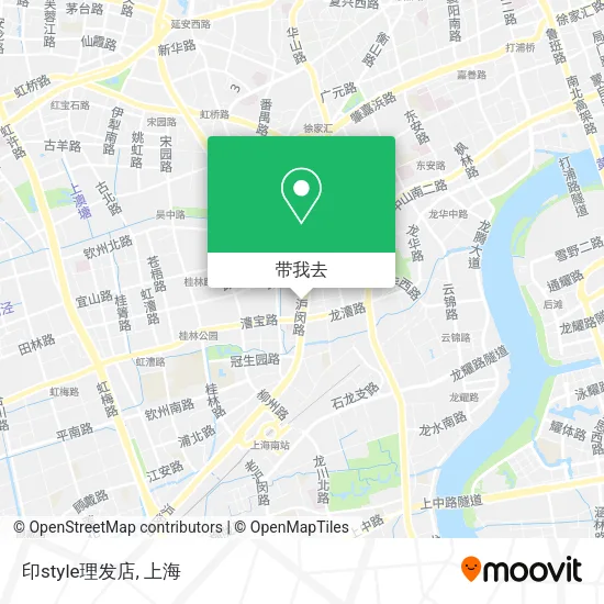 印style理发店地图