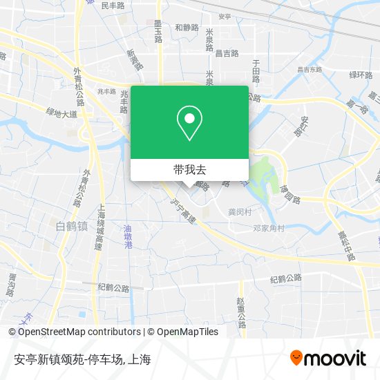 安亭新镇颂苑-停车场地图