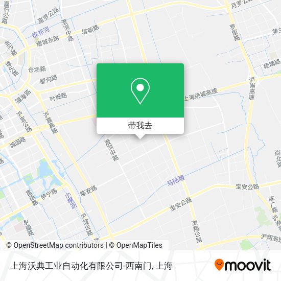 上海沃典工业自动化有限公司-西南门地图