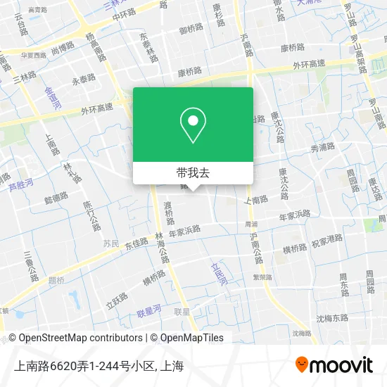上南路6620弄1-244号小区地图