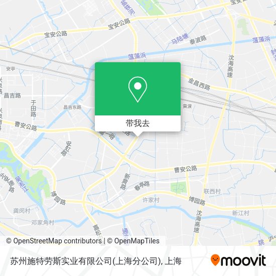 苏州施特劳斯实业有限公司(上海分公司)地图