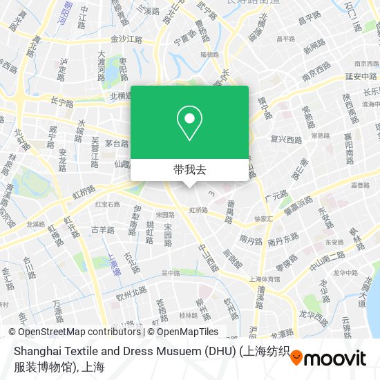 Shanghai Textile and Dress Musuem (DHU) (上海纺织服装博物馆)地图