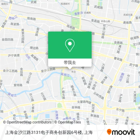 上海金沙江路3131电子商务创新园6号楼地图