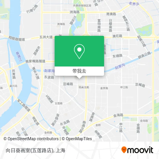 向日葵画室(五莲路店)地图