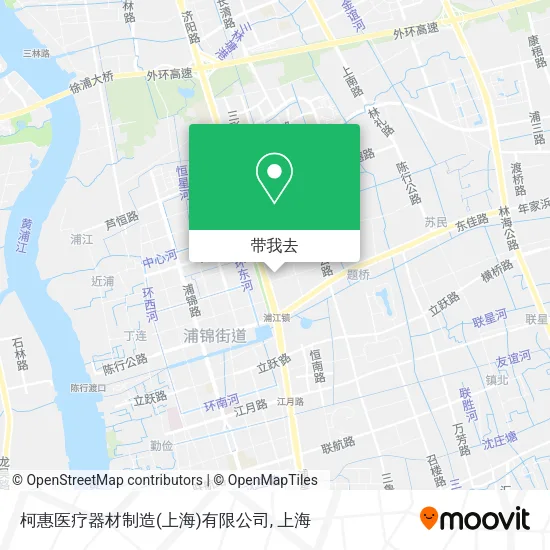 柯惠医疗器材制造(上海)有限公司地图