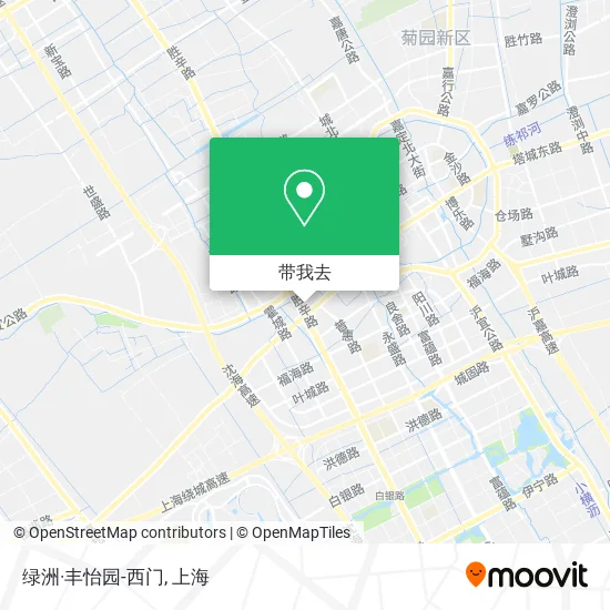 绿洲·丰怡园-西门地图
