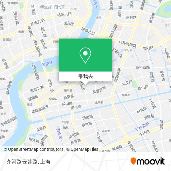 齐河路云莲路地图