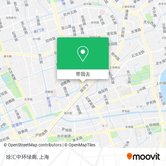 徐汇中环绿廊地图